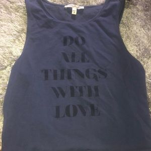 Crop Top- Do All Things with Love